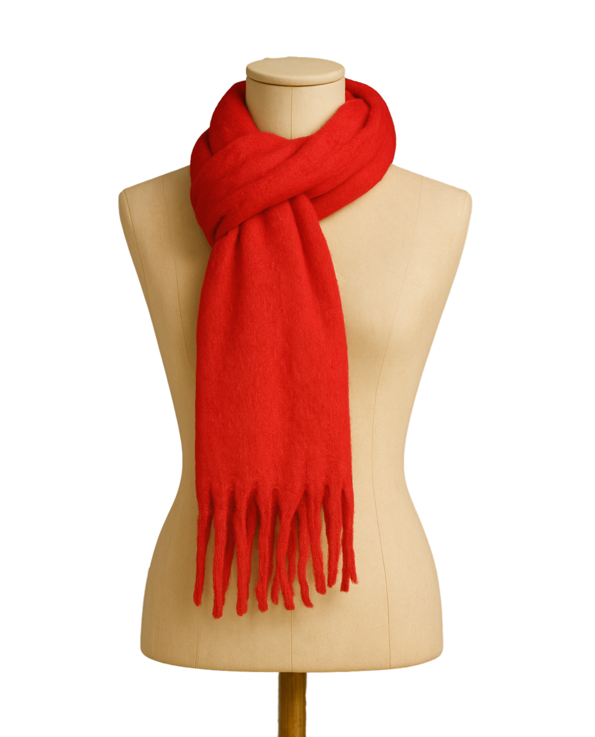 Maxibufanda premium - Rojo vibrante
