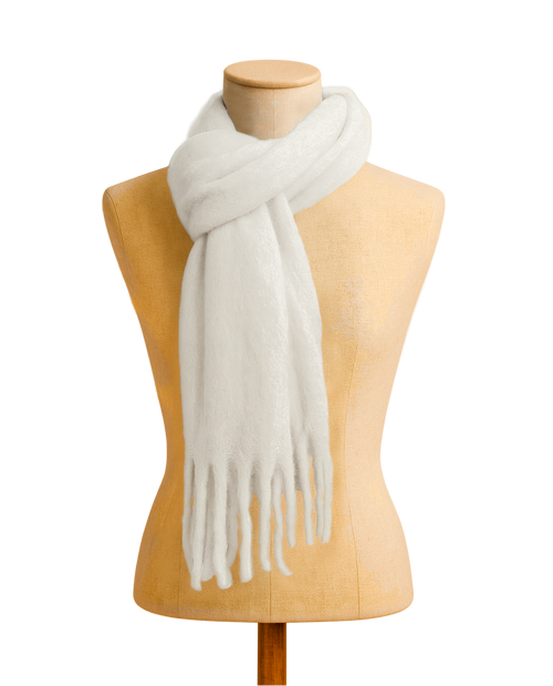 Maxibufanda premium - Blanca